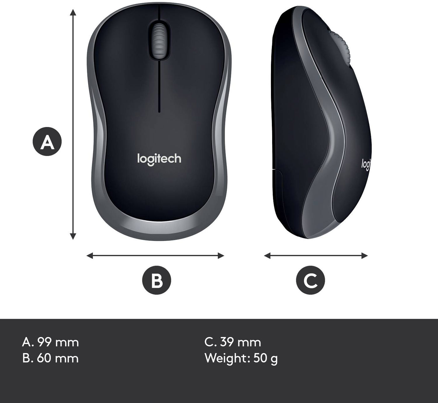 LOGITECH-M185-GR