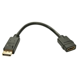 Adapter: 0.15m, DisplayPort, male - HDMI, female, FullHD, 1920x1080