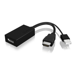 Adapter, üleminek: HDMI, pistik - DisplayPort, pesa, 4K, 3840x2160, konverter