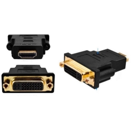 Adapter, üleminek: HDMI, pistik - DVI-I, pesa