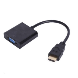 Adapter, üleminek: 0.15m, HDMI, pistik - VGA, D-Sub, pesa