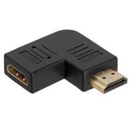 Adapter, üleminek: HDMI paremal: pesa - pistik, Type A-A