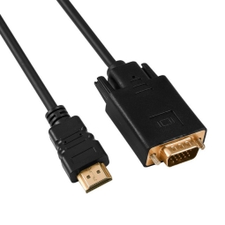 Juhe, kaabel: 1m, HDMI - VGA, D-Sub