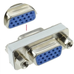 Adapter: VGA, D-Sub: female - female