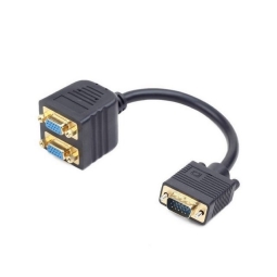 Adapter, üleminek: VGA, D-Sub: pistik - 2x pesa