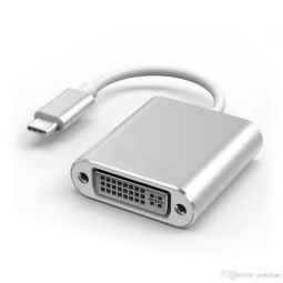 Адаптер: USB-C, папа - DVI, мама