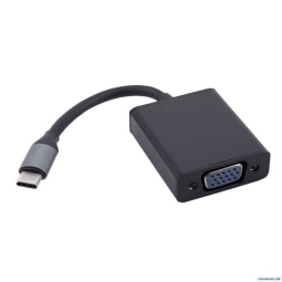 Адаптер: USB-C, папа - VGA, D-Sub, мама