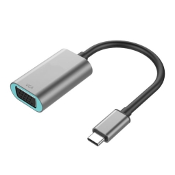 Адаптер: USB-C, папа - VGA, D-Sub, мама, ПРЕМИУМ