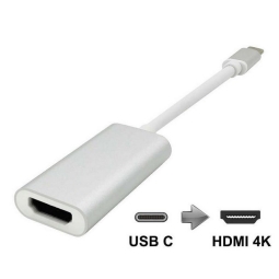 Адаптер: USB-C, папа - HDMI, 4K, 3840x2160, мама