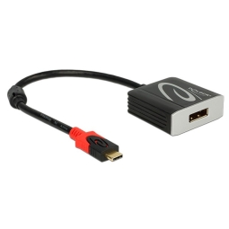 Adapter: USB-C, pistik - DisplayPort, 8K 60Hz, 4K 120Hz, pesa