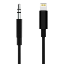 Juhe, kaabel: 1m, Lightning, iPhone, iPad - Audio-jack, AUX, 3.5mm