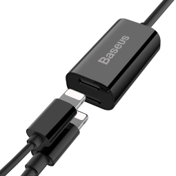 Baseus adapter: 0.10m, Lightning, iPhone, iPad, male - 2x Lightning, iPhone, iPad, female