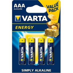 AAA leelispatarei, 4x - Varta - AAA - LR03, Mizinchikovye, FR03, MN2400, MX2400, MV2400, Type 286