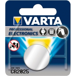 CR2025 liitium patarei, 1x - Varta - CR2025