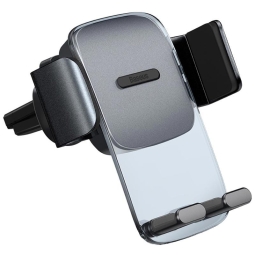 Air Vent Car Holder: Baseus Easy Clamp -  Dark Gray