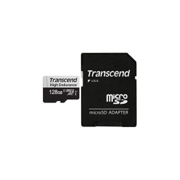 128GB microSDXC memory card Transcend High Endurance, up to W45/R95 MB/s