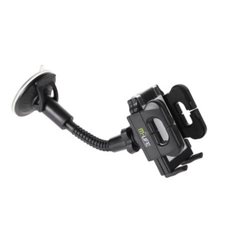 Car Window Mount Holder from 4.5cm up to 10cm width devices, arm 18cm, height 9cm