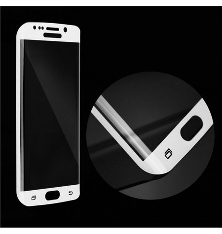 3D Tempered Glass Screen Protector, 0.3mm - Samsung Galaxy A5 2016, A510, A5100 - White