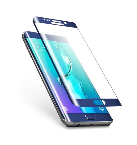 3D защитное стекло, 0.3мм, для Samsung Galaxy S7 Edge, G935 - Тёмно-синий