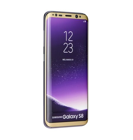 3D Tempered Glass Screen Protector, 0.3mm - Samsung Galaxy S8+, S8 Plus, G955, G9550 - Gold