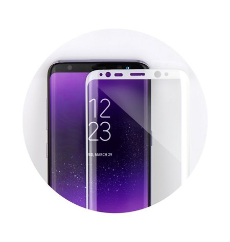 Premium 3D Kaitseklaas, 0.33mm - Samsung Galaxy A8 2018, A530 - Valge