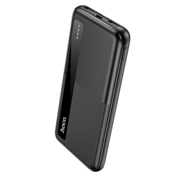 10000mAh Внешний аккумулятор, до 10W: Hoco Treso Power Bank - Чёрный