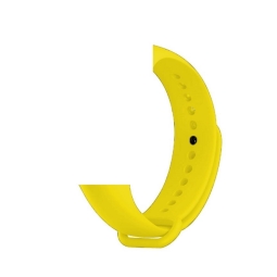 Strap for watch Xiaomi Mi Band 3, Mi Band 4: Devia Deluxe Sport - Yellow