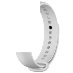 Strap for watch Xiaomi Mi Band 5, Mi Band 6: Devia Deluxe Sport - White