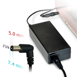 Laptop, notebook charger 19.5V - 6.7A - 7.4x5.0mm - up to 130W - Dell, HP, Compaq