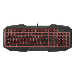 USB keyboard Trust GXT-830 Illuminated - Black - ENG