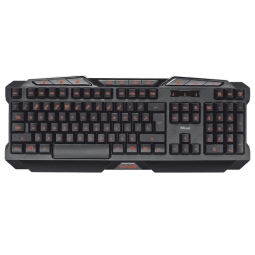 USB keyboard Trust GXT-280 Illuminated - Black - ENG