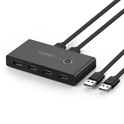 Делитель, хаб USB 2.0 switch, 4xUSB to 2xPC: Ugreen Делитель Box