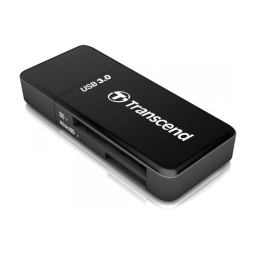 Считыватель Transcend RDF5 считыватель: USB 3.1 папа - SD, micro SD (microSDHC, microSDXC)