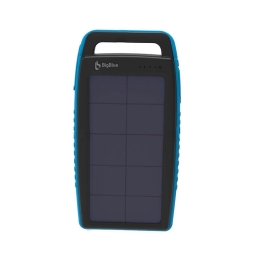 15000mAh Akupank, kuni 10W, SOLAR: BigBlue Solar - Sinine