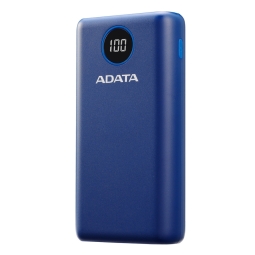 20000mAh Akupank, kuni 18W, QuickCharge: Adata P20000 - Tumesinine