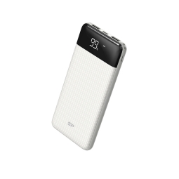 10000mAh Akupank, kuni 10W: Silicon Power GP28 - Valge