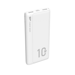 10000mAh Akupank, kuni 18W, QuickCharge: Silicon Power QP15 - Valge