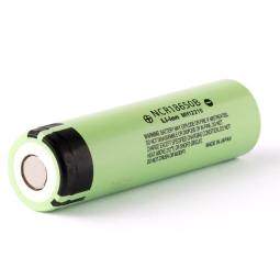 18650 liitium aku element, 1x - Panasonic 3350mAh NCR18650B, kaitseta