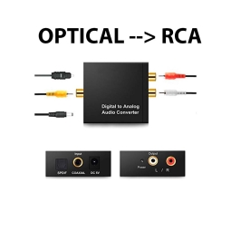 Адаптер, переходник: Toslink, SPDIF, оптический, Вход, мама - 2xRCA, Выход, мама, конвертер, ПРОВЕРЬТЕ НАПРАВЛЕНИЕ СИГНАЛА !