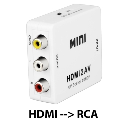 Адаптер, переходник: HDMI, Вход, мама - 3xRCA, Выход, мама, конвертер - ПРОВЕРЬТЕ НАПРАВЛЕНИЕ СИГНАЛА !!