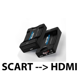 Адаптер, переходник: SCART, Вход, мама - HDMI, Выход, мама, конвертер - ПРОВЕРЬТЕ НАПРАВЛЕНИЕ СИГНАЛА !!