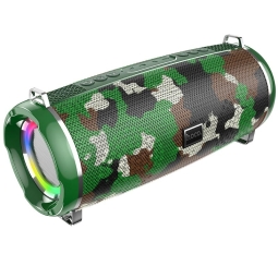 Wireless Bluetooth 5.0 speaker, 5W, FM, USB, Micro SD, AUX, battery 2400mAh up to 6 hours: Hoco Xpress - Camo