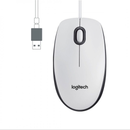 USB мышка Logitech M100 - Белый