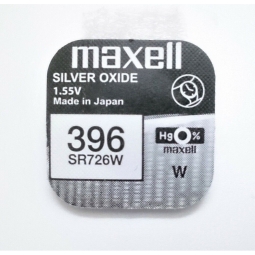 SR726 kellapatarei, 1x - Maxell - SR726, SR59, 396, 397 - SG2, LR726, AG2, LR59, 196