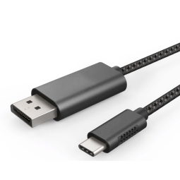 Кабель: 1.8m, USB-C, папа - DisplayPort, 4K 60Hz, папа - ПРЕМИУМ