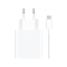 Laadija USB-C: Juhe 1m + Adapter 1xUSB, kuni 120W, HyperCharge kuni 20V 6A: Xiaomi 120W - Valge