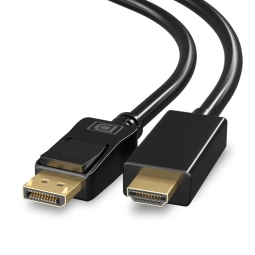 Кабель: 3m, DisplayPort - HDMI, 4K 60Hz