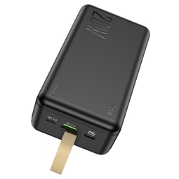 30000mAh Power bank, up to 20W, QuickCharge: Hoco J87B - Black