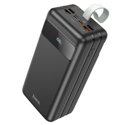 60000mAh Akupank 20W, Hoco J86B - 1xUSB-C, 4xUSB, QuickCharge kuni 12V-1.67A - Must