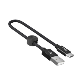 0.25m, USB-C - USB kaabel, juhe: Hoco X35 - Must